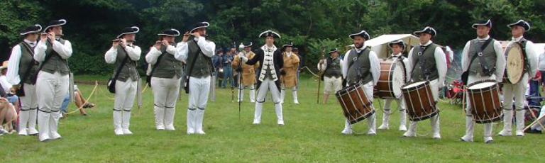 Colchester Continentals performing at a muster
